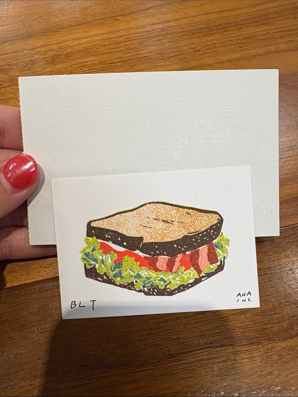 Anastasia inciardi mini print - BLT - from Book Love Plymouth MA